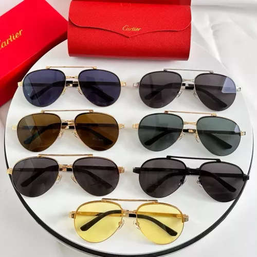 Replica Cartier AAA Quality Sunglassess #1323515 $52.00 USD for Wholesale