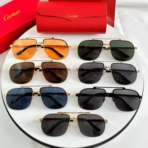 Replica Cartier AAA Quality Sunglassess #1323523 $52.00 USD for Wholesale