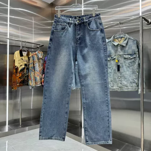 Replica Fendi Jeans For Men #1323557 $64.00 USD for Wholesale