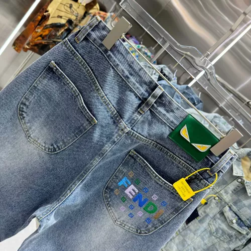 Replica Fendi Jeans For Men #1323557 $64.00 USD for Wholesale