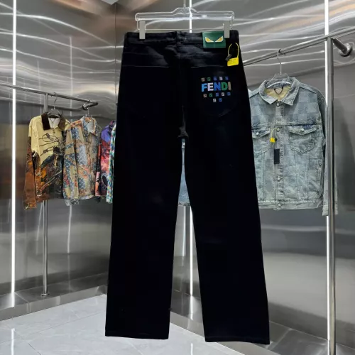 Wholesale Fendi Jeans For Men #1323559 $64.00 USD, Wholesale Quality Replica Fendi Jeans