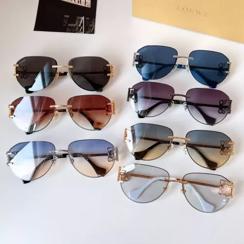Replica LOEWE AAA Quality Sunglasses #1323579 $60.00 USD for Wholesale