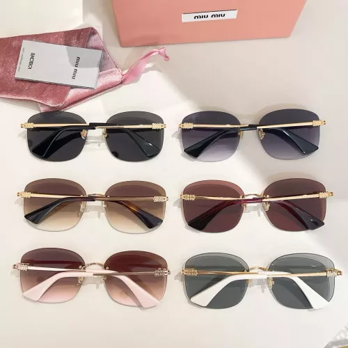 Replica MIU MIU AAA Quality Sunglasses #1323608 $60.00 USD for Wholesale