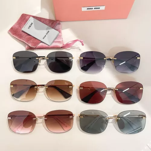 Replica MIU MIU AAA Quality Sunglasses #1323610 $60.00 USD for Wholesale