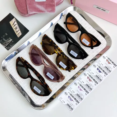 Replica MIU MIU AAA Quality Sunglasses #1323614 $60.00 USD for Wholesale