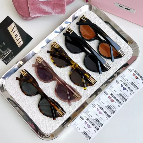 Replica MIU MIU AAA Quality Sunglasses #1323614 $60.00 USD for Wholesale