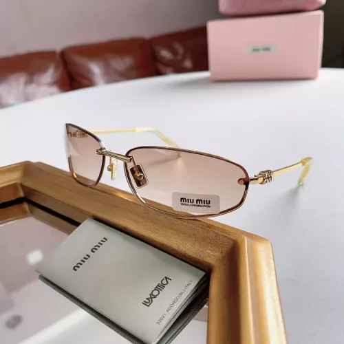 Wholesale MIU MIU AAA Quality Sunglasses #1323618 $60.00 USD, Wholesale Quality Replica MIU MIU AAA Sunglasses