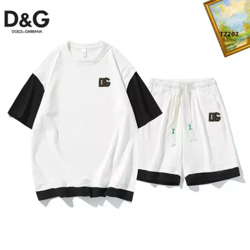 Wholesale Dolce &amp; Gabbana D&amp;G Tracksuits Short Sleeved For Men #1323651 $48.00 USD, Wholesale Quality Replica Dolce &amp; Gabbana D&amp;G Tracksuits