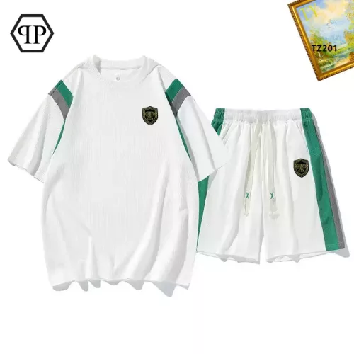 Wholesale Philipp Plein PP Tracksuits Short Sleeved For Men #1323654 $48.00 USD, Wholesale Quality Replica Philipp Plein PP Tracksuits