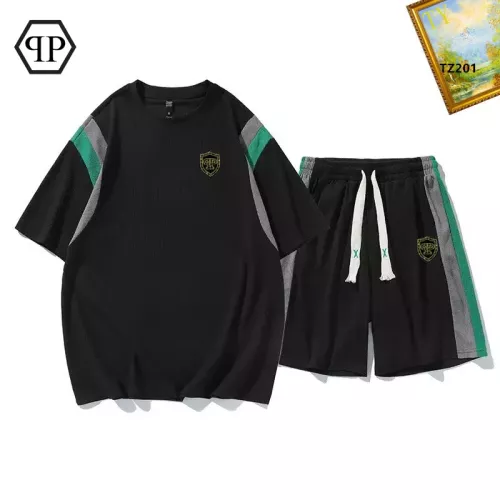 Wholesale Philipp Plein PP Tracksuits Short Sleeved For Men #1323655 $48.00 USD, Wholesale Quality Replica Philipp Plein PP Tracksuits