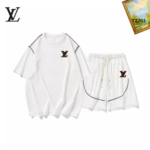Wholesale Louis Vuitton LV Tracksuits Short Sleeved For Men #1323656 $48.00 USD, Wholesale Quality Replica Louis Vuitton LV Tracksuits