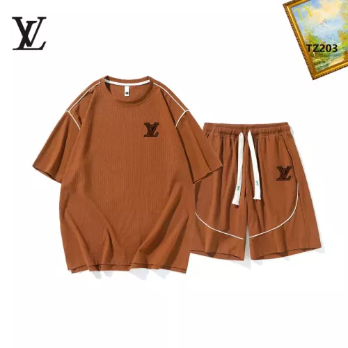 Wholesale Louis Vuitton LV Tracksuits Short Sleeved For Men #1323658 $48.00 USD, Wholesale Quality Replica Louis Vuitton LV Tracksuits
