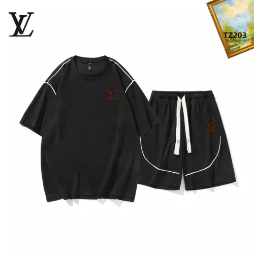 Wholesale Louis Vuitton LV Tracksuits Short Sleeved For Men #1323659 $48.00 USD, Wholesale Quality Replica Louis Vuitton LV Tracksuits