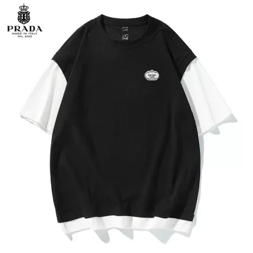 Replica Prada Tracksuits Short Sleeved For Men #1323673 $48.00 USD for Wholesale