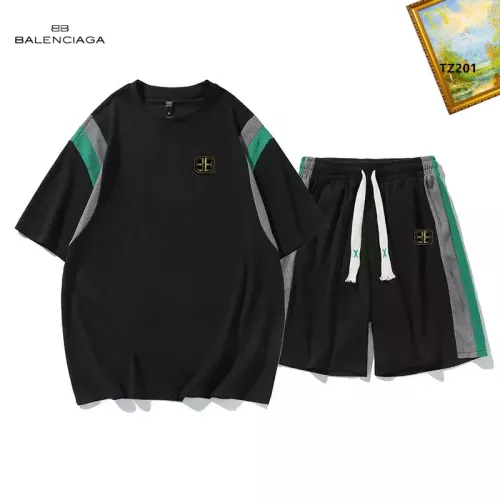 Wholesale Balenciaga Fashion Tracksuits Short Sleeved For Men #1323675 $48.00 USD, Wholesale Quality Replica Balenciaga Fashion Tracksuits