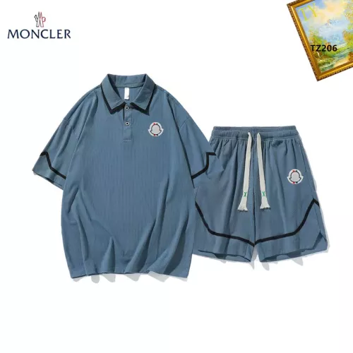 Wholesale Moncler Tracksuits Short Sleeved For Men #1323684 $48.00 USD, Wholesale Quality Replica Moncler Tracksuits
