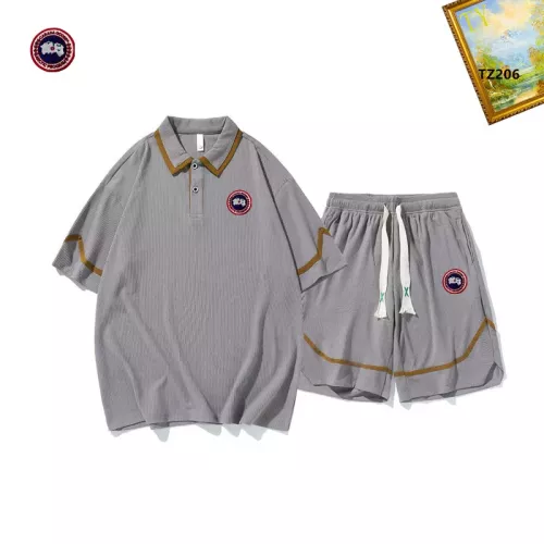 Wholesale Canada Goose Tracksuits Short Sleeved For Men #1323689 $48.00 USD, Wholesale Quality Replica Canada Goose Tracksuits