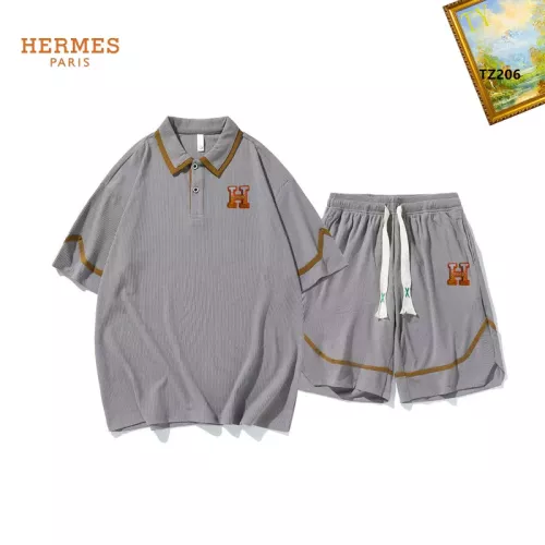 Wholesale Hermes Tracksuits Short Sleeved For Men #1323695 $48.00 USD, Wholesale Quality Replica Hermes Tracksuits