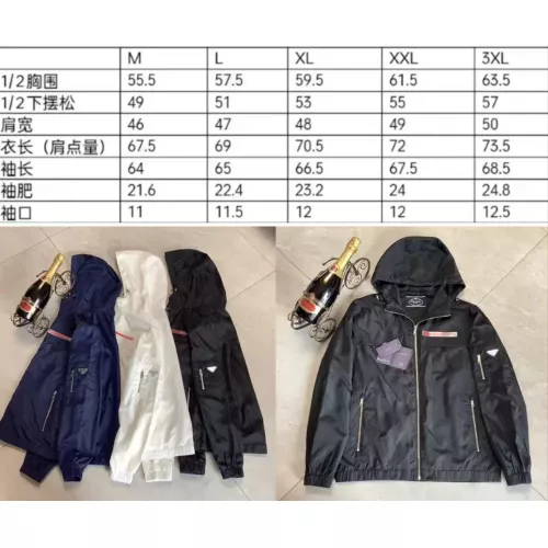 Replica Prada Jackets Long Sleeved For Men #1323705 $98.00 USD for Wholesale