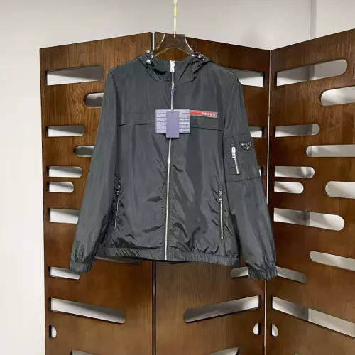 Wholesale Prada Jackets Long Sleeved For Men #1323706 $98.00 USD, Wholesale Quality Replica Prada Jackets