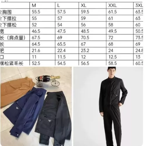 Replica Prada Jackets Long Sleeved For Men #1323708 $92.00 USD for Wholesale