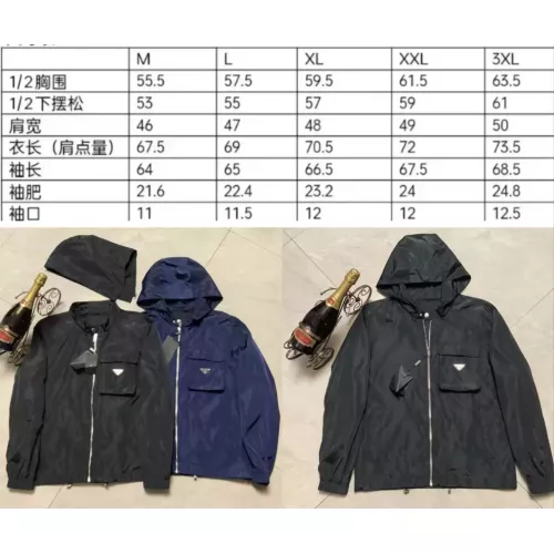 Replica Prada Jackets Long Sleeved For Men #1323711 $92.00 USD for Wholesale