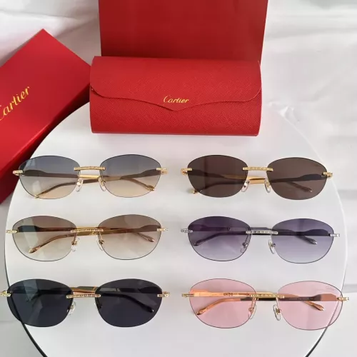 Replica Cartier AAA Quality Sunglassess #1323979 $64.00 USD for Wholesale