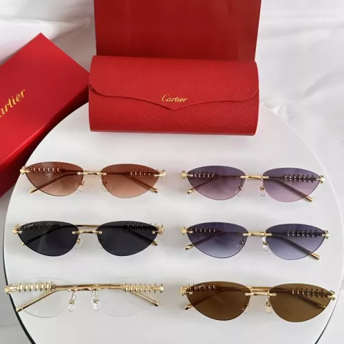 Replica Cartier AAA Quality Sunglassess #1323989 $45.00 USD for Wholesale