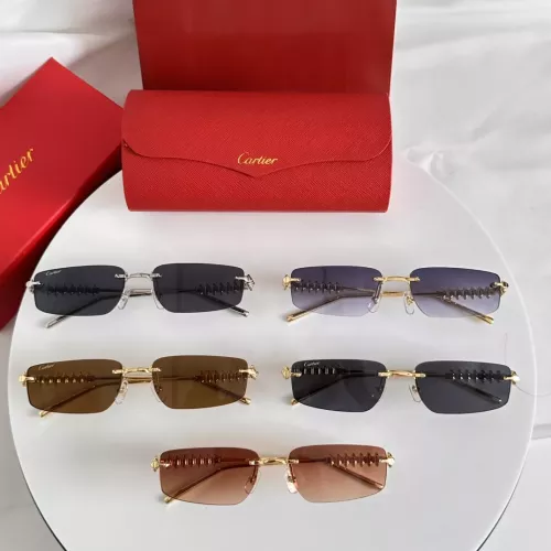 Replica Cartier AAA Quality Sunglassess #1323997 $45.00 USD for Wholesale