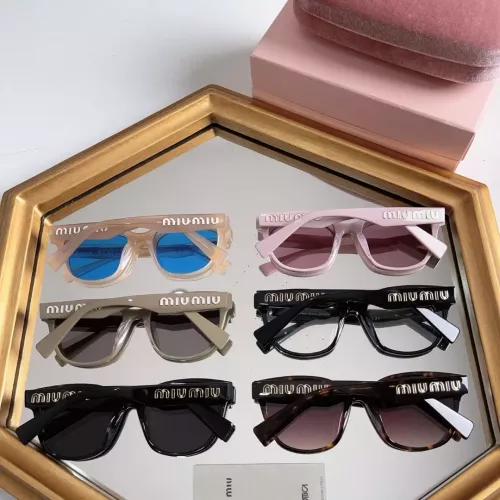 Replica MIU MIU AAA Quality Sunglasses #1324135 $60.00 USD for Wholesale