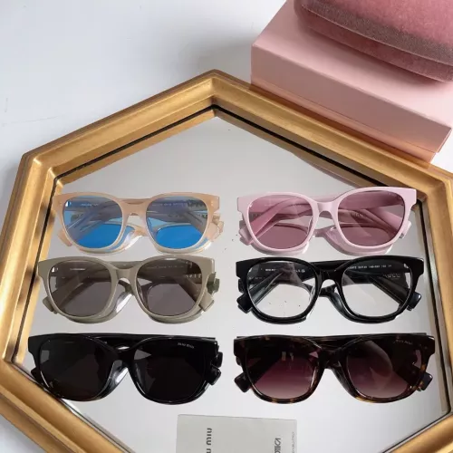 Replica MIU MIU AAA Quality Sunglasses #1324139 $60.00 USD for Wholesale