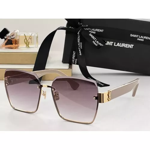 Wholesale Yves Saint Laurent YSL AAA Quality Sunglasses #1324218 $64.00 USD, Wholesale Quality Replica Yves Saint Laurent YSL AAA Quality Sunglasses