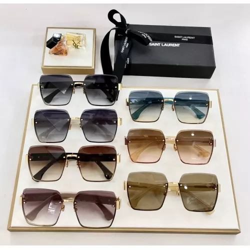Replica Yves Saint Laurent YSL AAA Quality Sunglasses #1324220 $64.00 USD for Wholesale