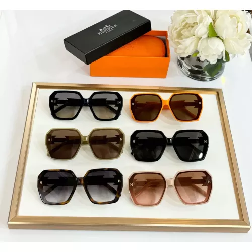 Replica Hermes AAA Quality Sunglasses #1324295 $64.00 USD for Wholesale