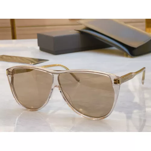 Wholesale Yves Saint Laurent YSL AAA Quality Sunglasses #1324491 $56.00 USD, Wholesale Quality Replica Yves Saint Laurent YSL AAA Quality Sunglasses