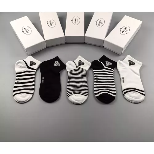 Wholesale Prada Socks #1324492 $25.00 USD, Wholesale Quality Replica Prada Socks