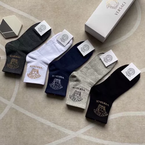 Replica Versace Socks For Men #1324493 $25.00 USD for Wholesale