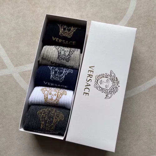 Replica Versace Socks For Men #1324493 $25.00 USD for Wholesale