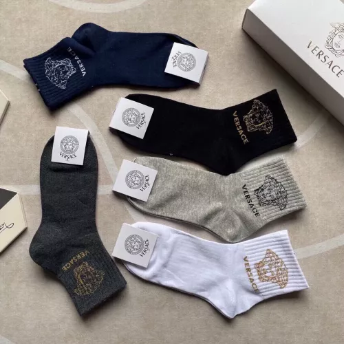 Replica Versace Socks For Men #1324493 $25.00 USD for Wholesale