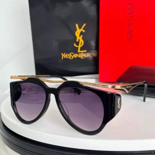 Wholesale Yves Saint Laurent YSL AAA Quality Sunglasses #1324585 $64.00 USD, Wholesale Quality Replica Yves Saint Laurent YSL AAA Quality Sunglasses