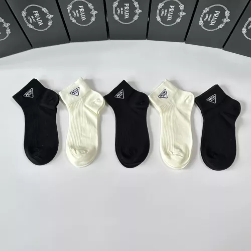Wholesale Prada Socks #1324606 $29.00 USD, Wholesale Quality Replica Prada Socks