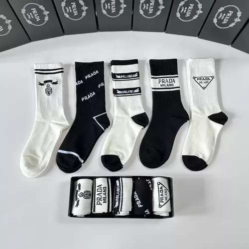 Wholesale Prada Socks #1324613 $29.00 USD, Wholesale Quality Replica Prada Socks