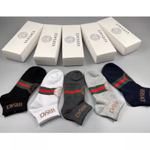 Replica Versace Socks For Men #1324620 $25.00 USD for Wholesale