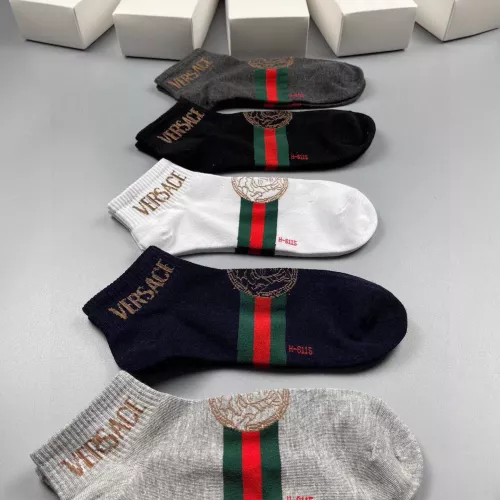 Replica Versace Socks For Men #1324620 $25.00 USD for Wholesale