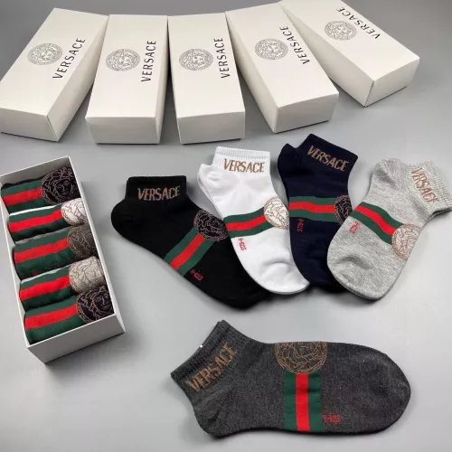 Replica Versace Socks For Men #1324620 $25.00 USD for Wholesale