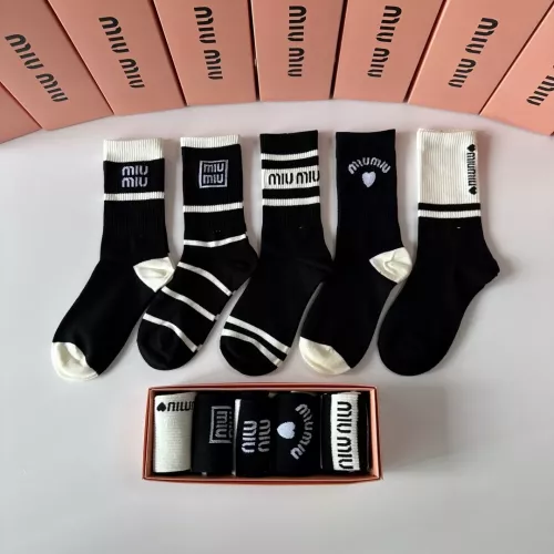 Wholesale MIU MIU Socks #1324638 $29.00 USD, Wholesale Quality Replica MIU MIU Socks