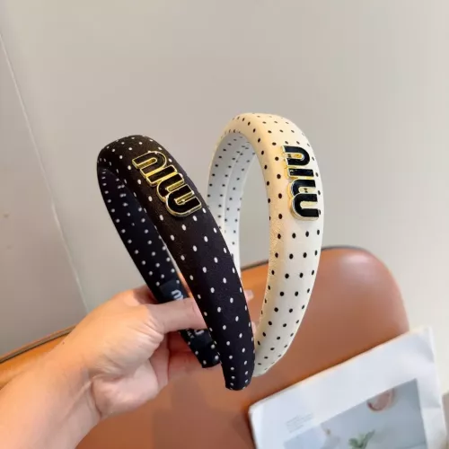 Replica MIU MIU Headband For Women #1324783 $27.00 USD for Wholesale