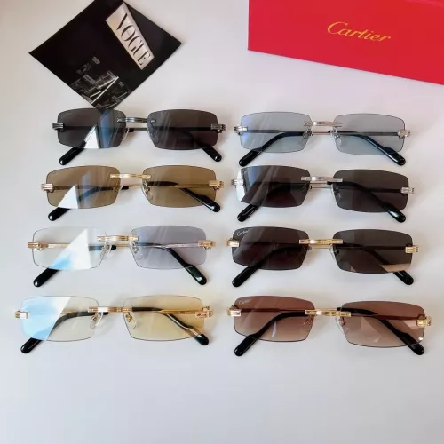 Replica Cartier AAA Quality Sunglassess #1324913 $68.00 USD for Wholesale