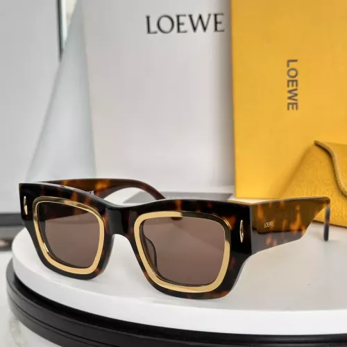 Wholesale LOEWE AAA Quality Sunglasses #1324953 $64.00 USD, Wholesale Quality Replica LOEWE AAA Quality Sunglasses