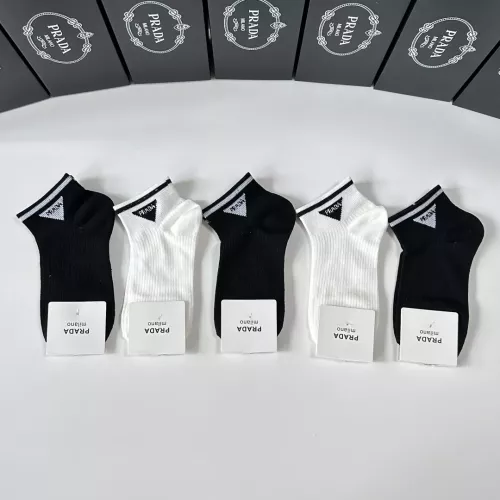 Wholesale Prada Socks #1324969 $27.00 USD, Wholesale Quality Replica Prada Socks